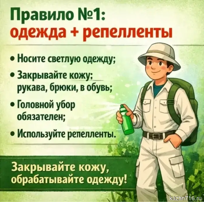 В Татарстане начался сезон активности клещей.