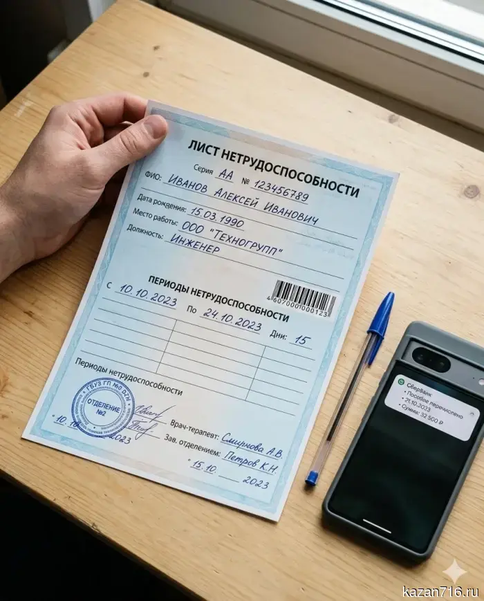 С начала 2026 года более 260 тысяч жителей Татарстана стали получателями больничных пособий, а общая сумма выплат составила свыше 7 миллиардов рублей.