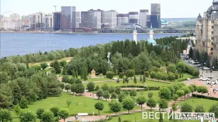 A viewing platform with lighting will appear in Kazan Park.