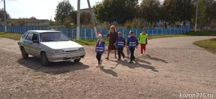 A road safety week was held at Kirtelinskaya School.