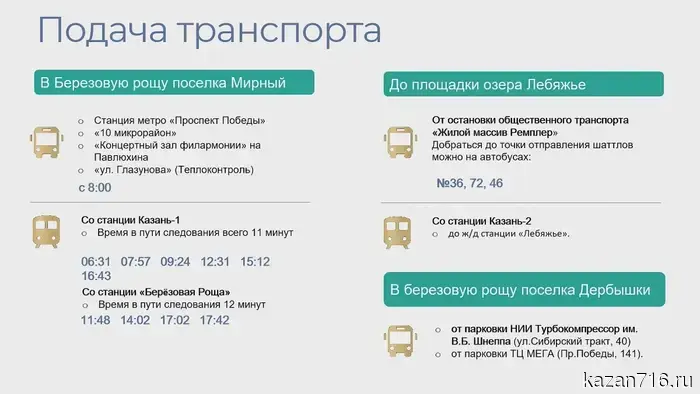 В Казани будут введены дополнительные автобусы и шаттлы для доставки до мест проведения Сабантуя.
