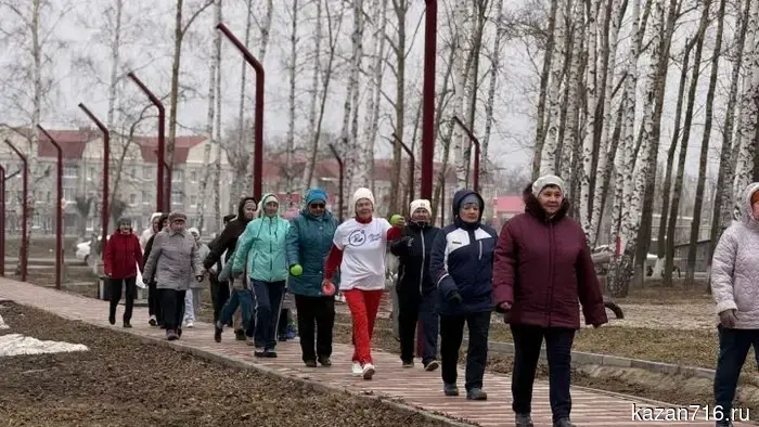 In Tetyushi, the All-Russian campaign "10,000 Steps to Life Together" took place.