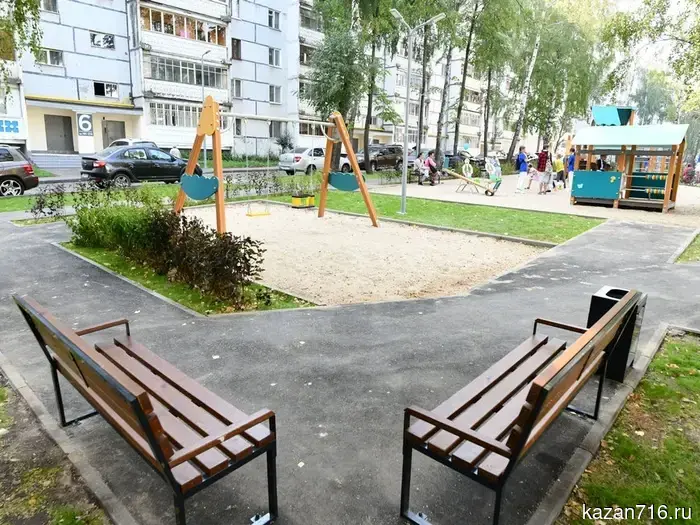 В этом году в Вахитовском и Приволжском районах в рамках программы «Наш двор» пройдет благоустройство рекордных 104 дворов.