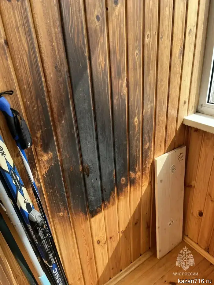 In Tatarstan, a 12-year-old child started a fire in an apartment.