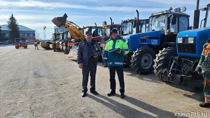 Technical inspection at the NUAD LLC "TATNEFTEDOR" division of the Nurlat municipal district of the Republic of Tatarstan