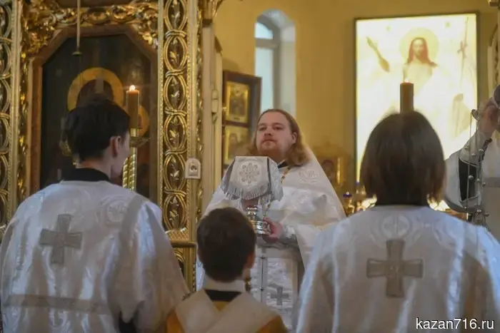 Литургия в субботу Лазаря.