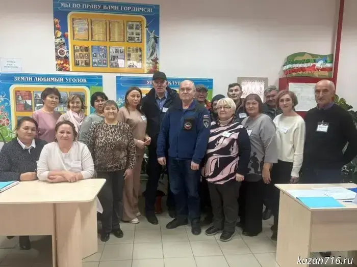 Во время учений в селе Старый Токмак Заинского района спасали животных от наводнения и организовывали пункты для приёма эвакуированных.