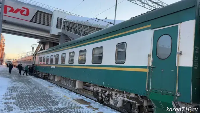An international train from Tashkent has arrived in Kazan.
