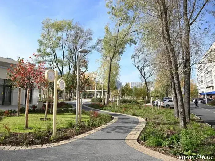 В Казани завершены работы по ремонту дорог и благоустройству парков в рамках национального проекта.