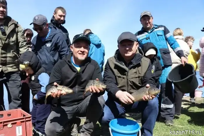 В Нурлате в девятый раз состоялась крупная акция по зарыблению водоема.