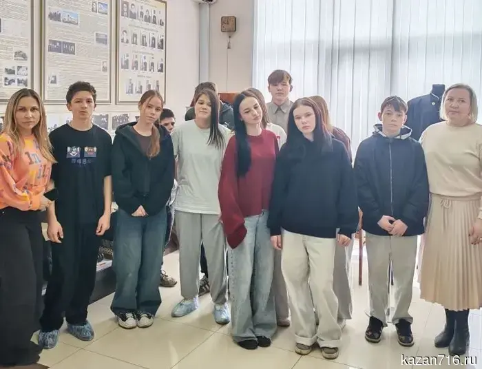 The students of the Chistopol orphanage visited the city court on an excursion.
