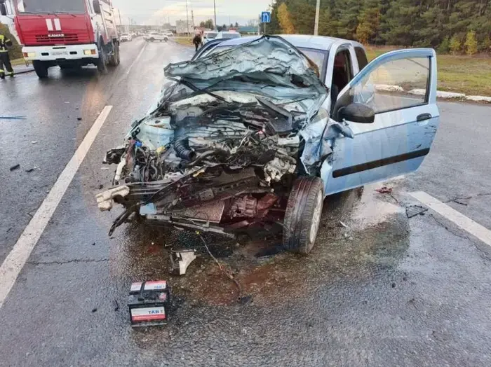 In Bolgar, a driver was killed in a collision between two cars.