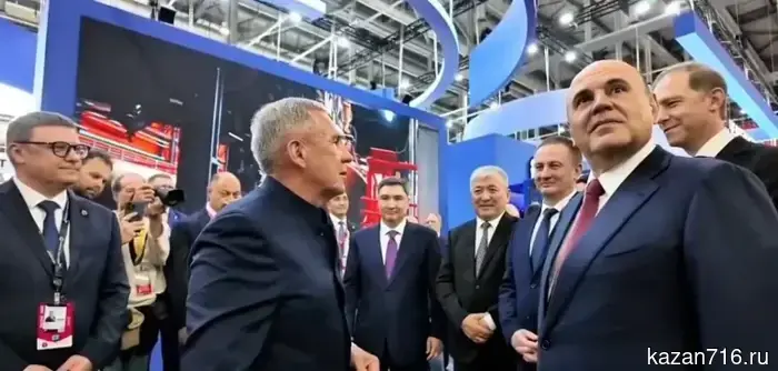 Mishustin praised the achievements of Tatarstan at Innoprom in the Tatar language.