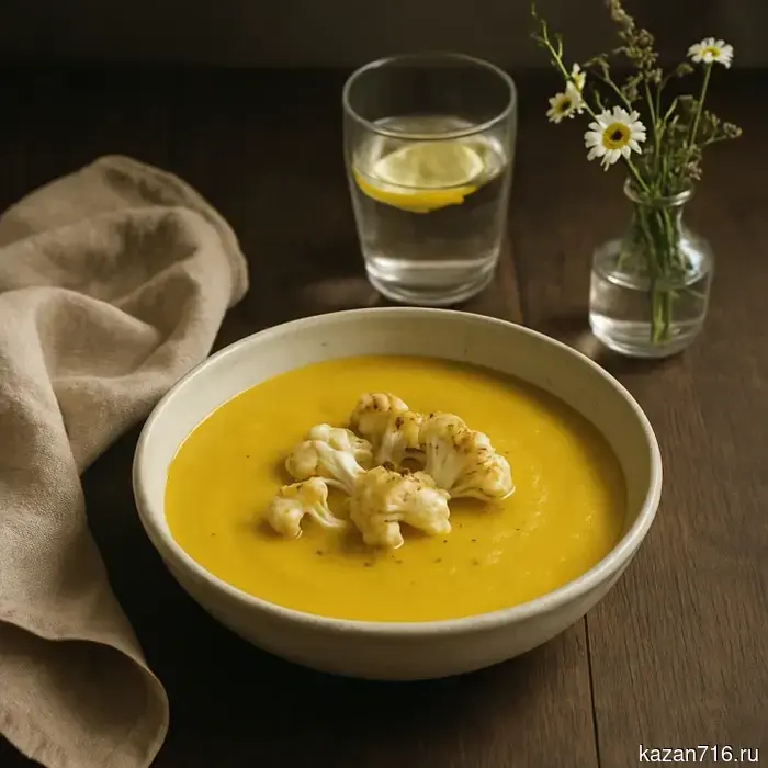 Lean pea soup with cauliflower: a simple recipe for every day