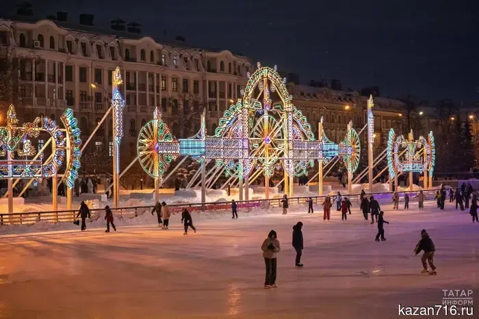 Во время новогодних праздников в парках Казани состоялось более 250 мероприятий.