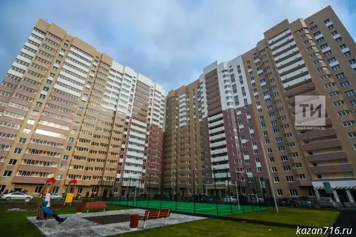 In Tatarstan, 99 new apartment buildings were added to the cadastral register during the year.