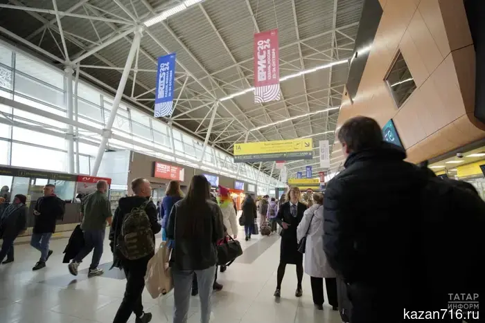 The international passenger traffic at Kazan Airport increased by 31%.