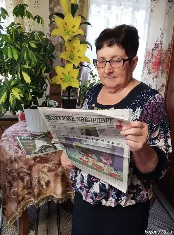 Alfiya Kogogina arranged subscriptions to local newspapers for residents of two districts of Tatarstan.