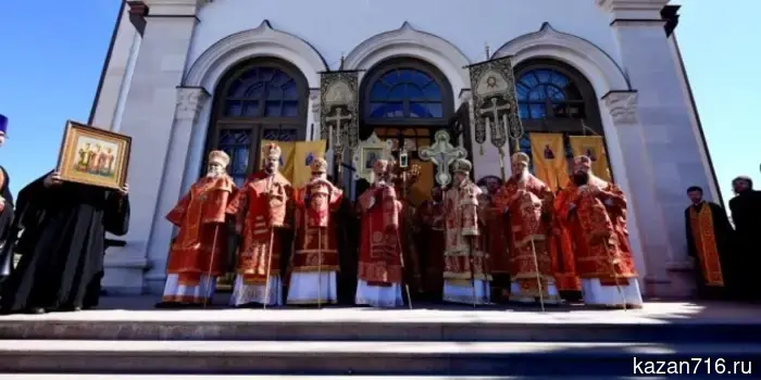 Bishop Methodius participated in the church celebrations in Tver on the occasion of the 450th anniversary of the repose of Saint Varsanofius, Bishop of Tver, the Kazan Miracle Worker.
